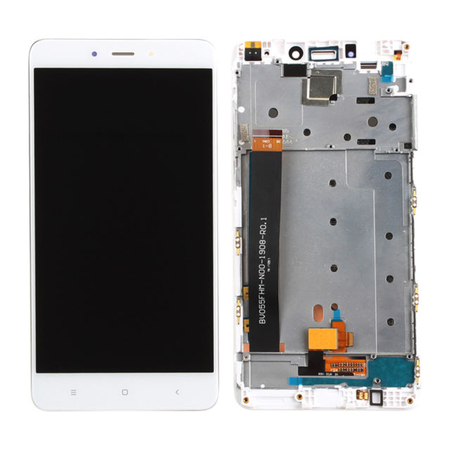 OEM HQ Xiaomi Redmi Note 4 / Redmi Note4 (MediaTek) LCD Display Assembly Οθόνη + Touch Screen Digitizer Μηχανισμός Αφής + Frame Πλαίσιο White (Grade AAA+++)
