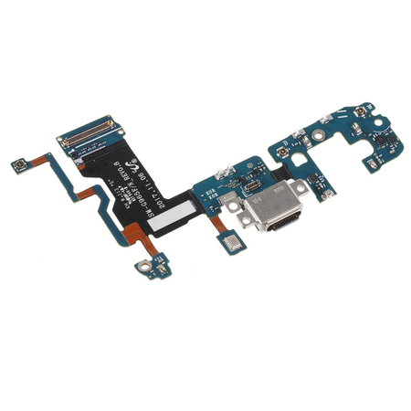 HQ OEM Samsung Galaxy S9 Plus G965 SM-G965 Charging Dock connector flex Καλωδιοταινία Κονέκτορας Φόρτισης + Mic weld (Grade AAA+++)
