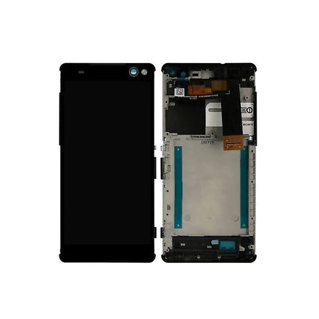 HQ OEM Sony Xperia C5 Ultra / E5506 / E5533 / E5563 / E5553 LCD Display Screen Οθόνη + Touch Screen Digitizer Μηχανισμός Αφής + Frame Πλαίσιο Black (Premium A+)