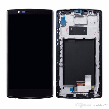 OEM HQ LG G4 H815 Οθόνη LCD Display Screen + Touch Screen Digitizer Μηχανισμός Οθόνης Αφής + Frame Bezel Πλαίσιο Πρόσοψη Black (Grade AAA+++)
