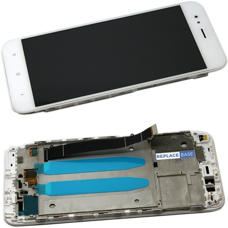 OEM HQ Xiaomi Mi 5X/Mi A1 MiA1 LCD Display Οθόνη + Touch Screen Digitizer Μηχανισμός Αφής + Frame Πλαίσιο White​