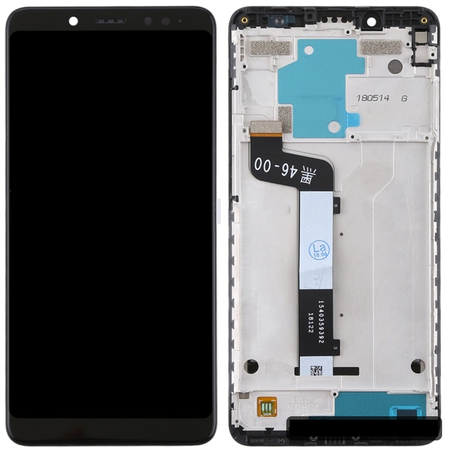 Γνήσια Original Xiaomi Redmi Note 5, Note 5 Pro Lcd Screen Display Οθόνη + Touch Screen Digitizer Μηχανισμός Αφής+ Frame Μεσαίο Πλαισιο Black