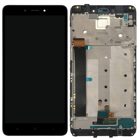 OEM HQ Xiaomi Redmi Note 4 / Redmi Note4 (MediaTek) LCD Display Assembly Οθόνη + Touch Screen Digitizer Μηχανισμός Αφής + Frame Πλαίσιο Black (Grade AAA+++)