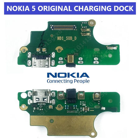 Γνήσιο Original Nokia 5 TA-1024, TA-1053 Dual Sim Micro USB Charging Dock Connector Flex-Subboard Κονέκτορας Φόρτισης (Service Pack By Nokia)