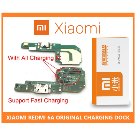 Γνήσιο Original Xiaomi Redmi 6, 6A Καλωδιοταινία Φόρτισης SUB Usb Plug Charging Board (Charging Dock Flex) (Service Pack By Xiaomi)