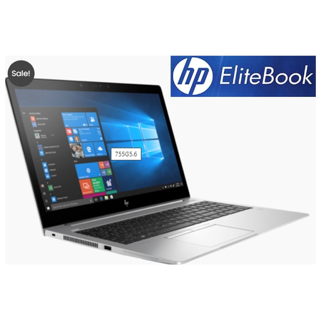 HP EliteBook 755 G4 (AMD PRO A12-9800B) (4 CORE x 2.7 - 3.6 GHz, Bristol Ridge) 15.6''/8GB/256GB SSD/Camera/WINDOWS 10 (Premium A+) (Η τιμή δεν περιλαμβάνει ΦΠΑ 24%)