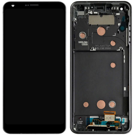 HQ OEM LG G6 (H871 H872 H873 H870) LCD Display Screen Οθόνη + Touch Screen Digitizer Μηχανισμός Αφής + Frame Front Cover Πλαίσιο Black