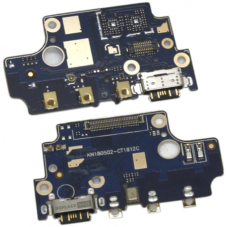 HQ OEM Nokia 8 TA-1012 Type-C USB Charging Dock Connector Flex-Subboard Κονέκτορας Φόρτισης