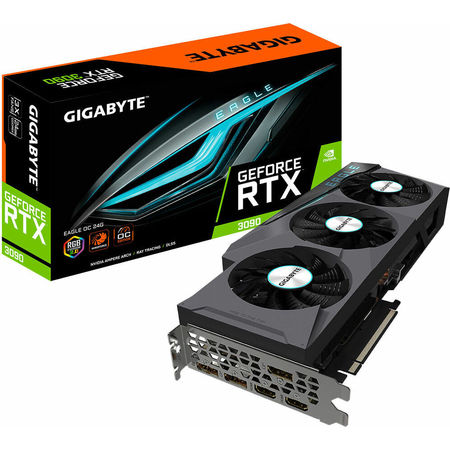 Κάρτα Γραφικών VGA Video Grapchic Card 24GB Gigabyte GeForce RTX 3090 EAGLE GDDR6X 2xHDMI 3xDP (RetaiL)Κάρτα Γραφικών VGA Video Grapchic Card 24GB Gigabyte GeForce RTX 3090 EAGLE GDDR6X 2xHDMI 3xDP (RetaiL)