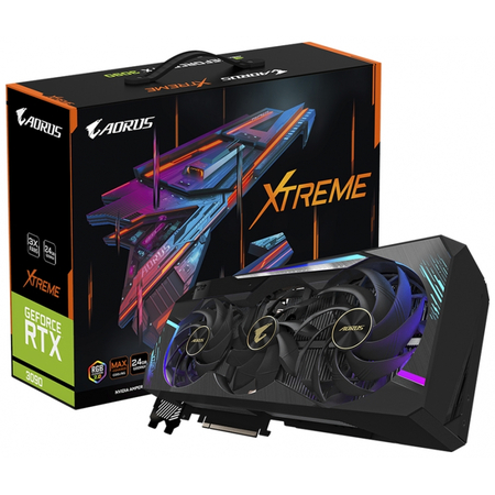 Κάρτα Γραφικών VGA Video Grapchic Card 24GB Gigabyte GeForce RTX 3090 Aorus Xtreme 24GGDDR6X 2xHDMI 3xDP (RetaiL)