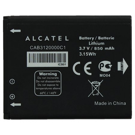 Γνήσια Original ALCATEL One Touch OT-905 BATTERY ΜΠΑΤΑΡΙΑ 850 mAh,Li-ion CAB3120000C1 BULK