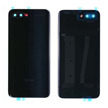 Γνήσιο Original Huawei Honor 10 COL-L29 Battery Cover Πίσω Καπάκι Μπαταρίας Black 02351XPC (Service Pack By Honor)