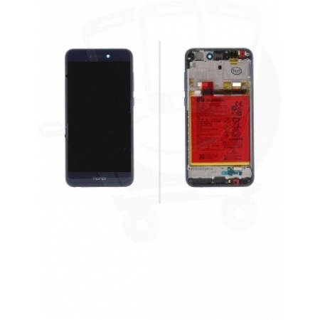 Γνήσιο Original Huawei Honor 8 Lite PRA-L21 Lcd Screen Display Οθόνη + Touch Screen Digitizer Μηχανισμός Αφής + Πλαίσιο Frame Bezel  + Battery Μπαταρία Blue 02351VBP / 02351EQJ