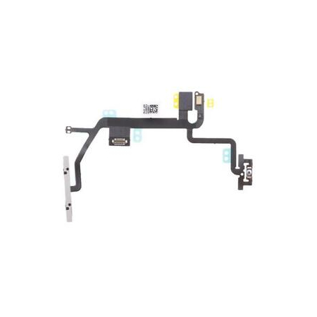 OEM HQ Iphone 8 Καλωδιοταινία Ήχου Πλαϊνά Πλήκτρα Volume Flex Cable + On/Off + Mic Μικρόφωνο (Grade AAA+++)