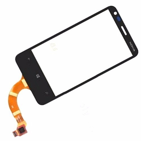 OEM HQ NOKIA LUMIA N620 Touch Screen Digitizer Μηχανισμός Οθόνη Αφής Black​