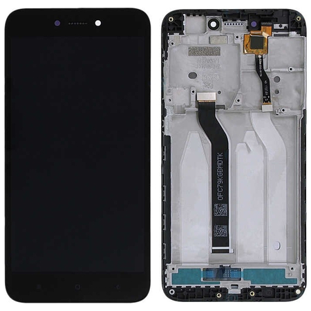Γνήσιο Original Xiaomi Redmi Go LCD Display Assembly Screen Οθόνη + Touch Screen Digitizer Μηχανισμός Αφής + Frame Πλαίσιο Black