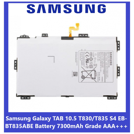 Γνήσιο Original Samsung Galaxy TAB 10.5 T830/T835 S4 EB-BT835ABE Μπαταρία Battery 7300mAh Li-Ion (Bulk) (Grade AAA+++)