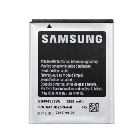 Γνήσια Original Samsung S5570 EB494353VU battery Μπαταρία Li-Ion 1200mAh y2013 (bulk)