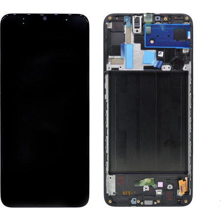 Γνήσια Original Samsung Galaxy A70 2019 (SM-A705FN) Οθόνη LCD Display Screen + Touch Screen DIgitizer Μηχανισμός Αφής GH82-19747A Black