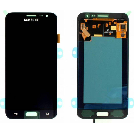 Γνήσια Original Samsung J320 Galaxy J3 2016 Amoled LCD display Screen Οθόνη + Touch Screen Digitizer Μηχανισμός Αφής GH97-18414C Black