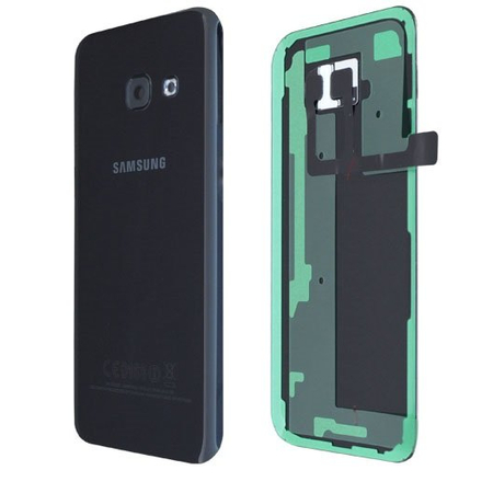 Γνήσιο Original Samsung Galaxy A5 2017 A520 SM-A520F Battery cover Καπάκι Μπαταρίας Black GH82-13638A
