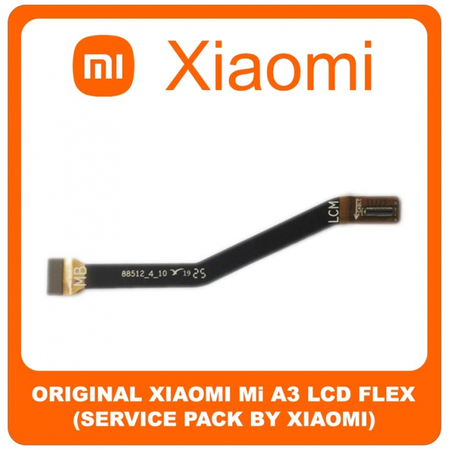 Γνήσια Original Xiaomi Mi A3, MiA3 (M1906F9SH) Lcd Flex Cable Connector Καλωδιοταινία Οθόνης (Service Pack By Xiaomi)