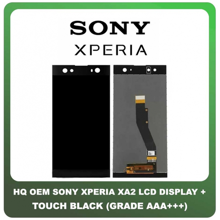 OEM HQ Sony Xperia XA2 Ultra H3223 XA2 Ultra Dual H4213 LCD Display Screen Οθόνη + Touch Screen Digitizer Μηχανισμός Αφής Black (Grade AAA+++)