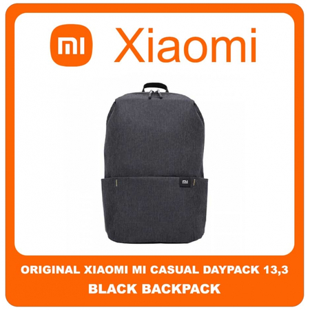 Γνήσιο Original Xiaomi Mi Casual Daypack Backpack 13,3 Black Σακίδιο Πλάτης Μαύρο Με Θήκη για Tablet Laptop ZJB4143GL