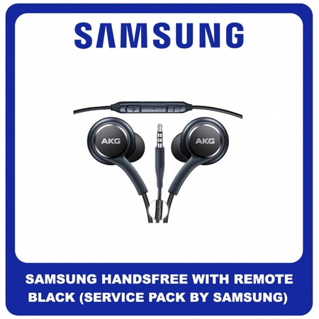 Γνήσιο Original Samsung Tuned In-Ear Stereo AKG 3.5mm Handsfree With Remote EO-IG955BSE Ενσύρματα Ακουστικά Με Χειριστήριο Black Μαύρο (Service Pack by Samsung)