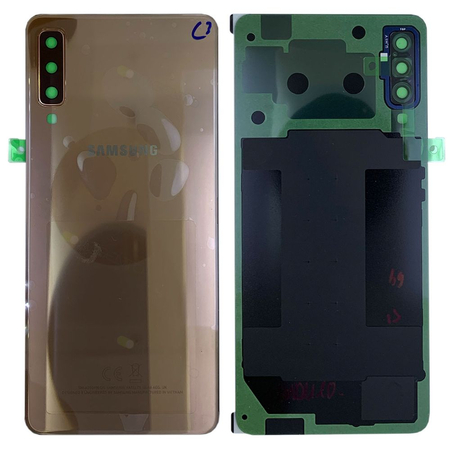Γνήσιο Original Samsung Galaxy A7 2018 (SM-A750F) Battery Cover Καπακι Μπαταρίας Gold GH82-17829C