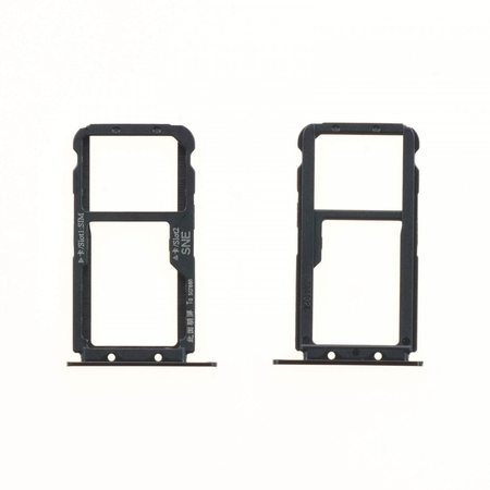 Γνήσιο Original Huawei Mate 20 Lite (SNE-L21 SNE-AL00, SNE-LX1) Sim Card Tray Micro SD Tray Θήκη κάρτας Black 51661KAV (Service Pack By Huawei)