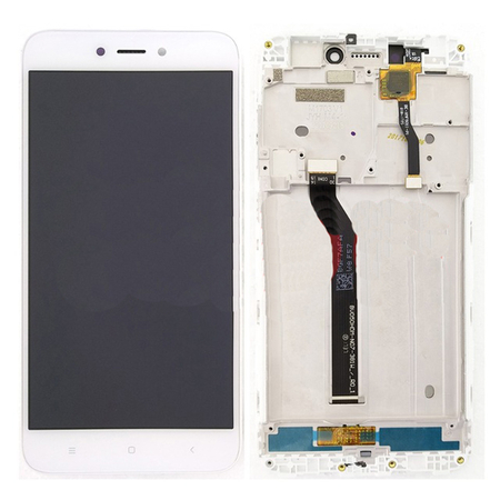 Γνήσια Original Xiaomi Redmi 5A LCD Screen Display Οθόνη +Touch Screen Digitizer Μηχανισμός Αφής + Πλαίσιο Frame Bezel Λευκό White