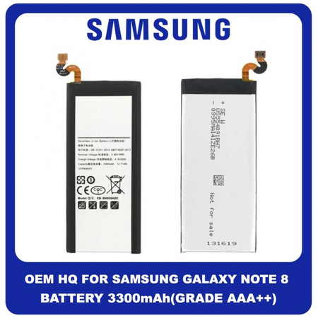 OEM HQ For Samsung Galaxy Note 8 , Note8 N950 N950F N950FD Battery Μπαταρία Li-Ion 3300 mAh EB-BN950ABE (Grade AAA+++)