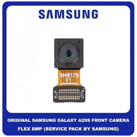 Original Γνήσιο Samsung Galaxy A20s A207 SM-A207F, SM-A207M, SM-A2070 Front Selfie Camera Module Flex 8MP f/2.0 Μπροστά Κάμερα GH81-17795A (Service Pack By Samsung)