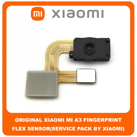 Original Γνήσιο Xiaomi Mi A3, MiA3 (M1906F9SH, M1906F9SI) Fingerprint Flex Sensor Καλωδιοταινία Αισθητήρας Δακτυλικού Αποτυπώματος (Service Pack By Xiaomi)
