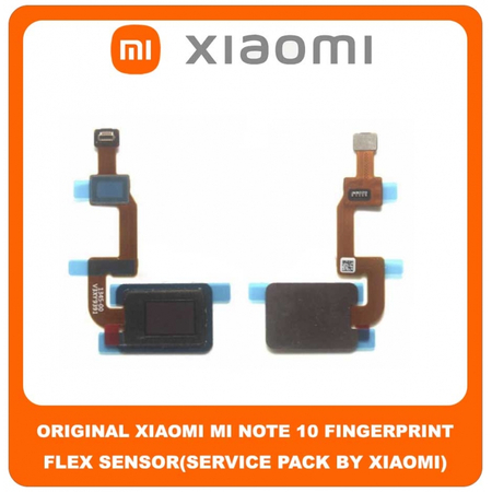 Original Γνήσιο Xiaomi Mi Note 10, Note10 (M1910F4G) Fingerprint Flex Sensor Καλωδιοταινία Αισθητήρας Δακτυλικού Αποτυπώματος (Service Pack By Xiaomi)