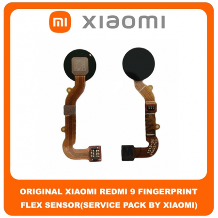 Original Γνήσιο Xiaomi Redmi 9 Redmi9 (M2004J19G, M2004J19C) Fingerprint Flex Sensor Καλωδιοταινία Αισθητήρας Δακτυλικού Αποτυπώματος (Service Pack By Xiaomi)
