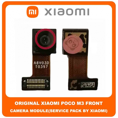 Original Γνήσιο Xiaomi Poco M3 , PocoM3 (M2010J19CG, M2010J19CI) Front Selfie Camera Module Flex Μπροστά Κάμερα (Service Pack By Xiaomi)