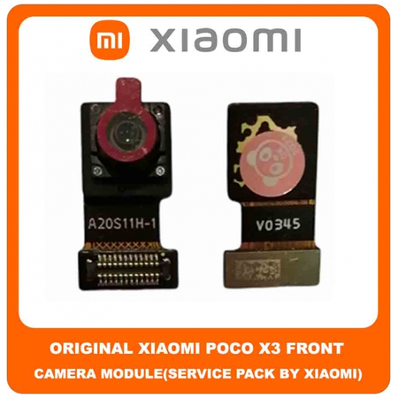Original Γνήσιο Xiaomi Poco X3 , PocoX3 (MZB07Z0IN, MZB07Z1IN, MZB07Z2IN, MZB07Z3IN, MZB07Z4IN, MZB9965IN, M2007J20CI) Front Selfie Camera Module Flex Μπροστά Κάμερα (Service Pack By Xiaomi)