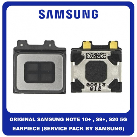 Original Γνήσιο Samsung Galaxy Note 10+ Note10 Plus Note 10 Plus N975 , S9+ S9 Plus G965 , S20 5G G981 (N975F N975F/DS G965F G965F/DS G981B G981F) Ear Sound Speaker Earpiece Ακουστικό 3001-002851 (Service Pack By Samsung)
