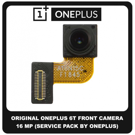 Original Γνήσιο OnePlus 6T (A6010, A6013) Front Selfie Camera Module Flex 16 MP f/2.0 25mm Wide Μπροστινή Κάμερα (Service Pack By OnePlus)