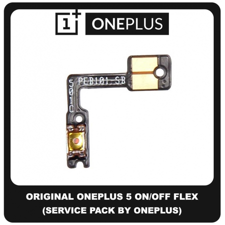 Original Γνήσιο OnePlus 5 (A5000) Power ON / OFF Flex Cable Button Καλωδιοταινία Κουμπιών Εκκίνησης (Service Pack By OnePlus)