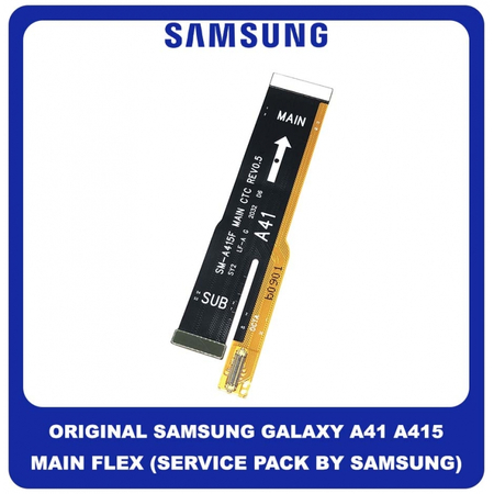 Γνήσιο Original Samsung Galaxy A41 A415 (A415F, A415F/DS​, A415F/DSN, A415F/DSM) Main Flex Cable Motherboard Connector Κεντρική Καλωδιοταινία GH82-25734A (Service Pack By Samsung)