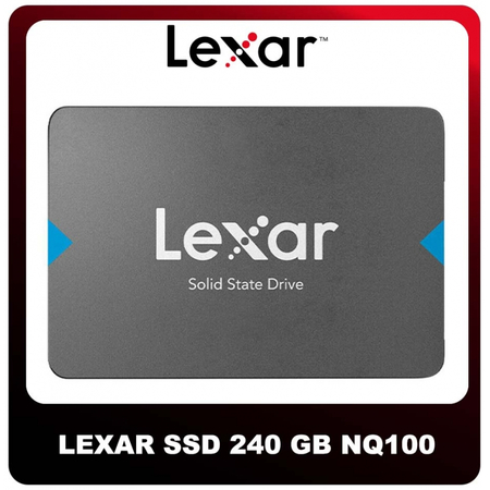 Lexar SSD 240GB NQ100 2.5'' Solid State Drive SATA III Σκληρός Δίσκος LNQ100X240G-RNNNG
