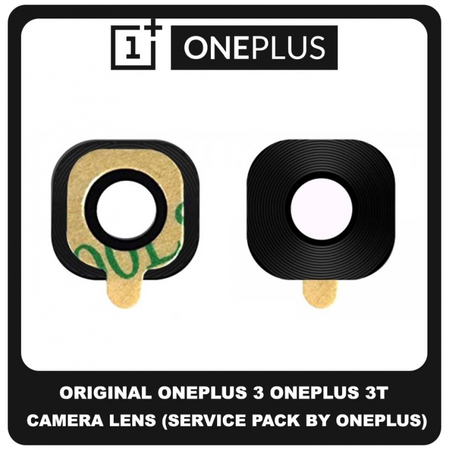 Original Γνήσιο OnePlus 3 (A3003, A3000, SM-A3000) Oneplus 3T (A3010, A3003) Rear Back Camera Glass Lens Πίσω Τζαμάκι Κάμερας (Service Pack By OnePlus)