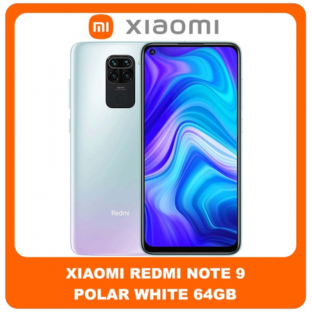 Xiaomi Redmi Note 9 , Redmi Note9 (M2003J15SC, M2003J15SG, M2003J15SS) Brand New Smartphone Mobile Phone 64GB Κινητό Polar White Άσπρο MZB9409EU