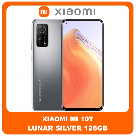Xiaomi Mi 10T 5G , Mi10T 5G , Mi 10 T 5G (M2007J3SY) Brand New Smartphone Mobile Phone 128GB Κινητό Lunar Silver Ασημί MZB07ZKEU