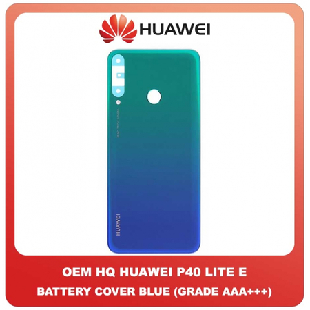 OEM HQ Συμβατό Huawei P40 Lite E (ART-L28, ART-L29, ART-L29N) Rear Back Battery Cover Πίσω Κάλυμμα Πλάτη Καπάκι Μπαταρίας Aurora Blue Μπλε (Premium A+)