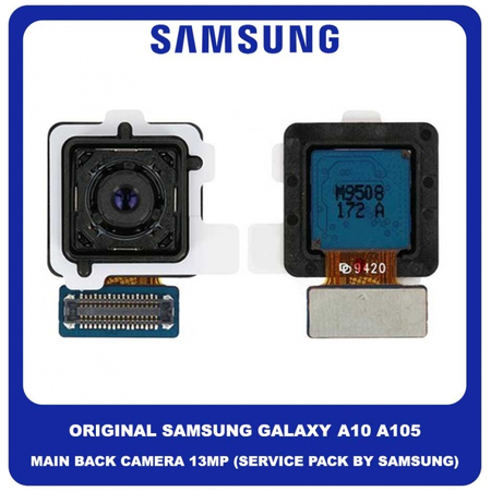 Γνήσιο Original Samsung Galaxy A10 A105 (SM-A105F/DS, SM-A105FN/DS, SM-A105G/DS, SM-A105M/DS, SM-A105F, SM-A105G, SM-A105M, SM-A105FN) Rear Main Back Primary Camera Module Flex 13 MP f/1.9 28mm Wide Ευρυγώνια Πίσω Κεντρική Κάμερα GH96-12573A (Service Pack By Samsung)