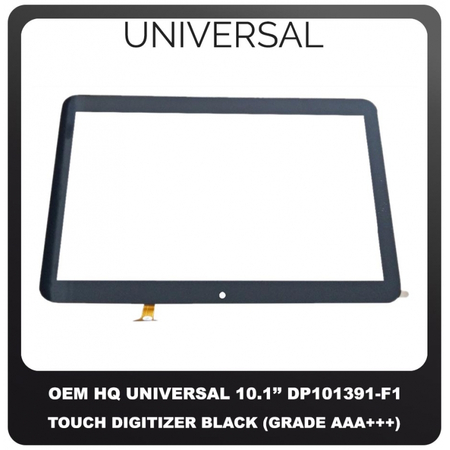 OEM HQ Universal Touch Panel For 10.1" 10,1 Inches DP101391-F1 DP101391 F1 Tablet Touch Screen Digitizer Μηχανισμός Αφής Τζάμι Black Μαύρο (Grade AAA+++)